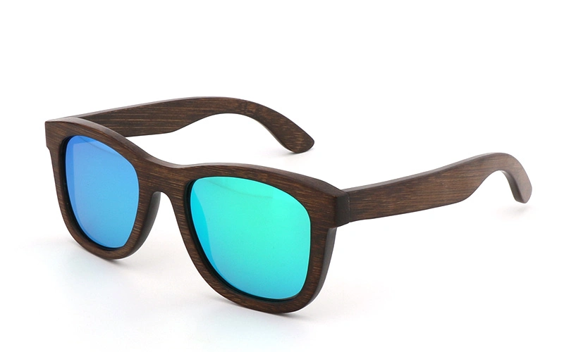 Classic Design Bamboo and Wooden Frame Tac Sunglasses