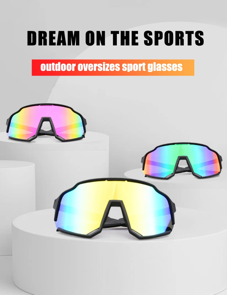 Anti Scratch Outdo Tr90 Frame Oversize Cycling Driving Cool Polarized Sports Sunglasses