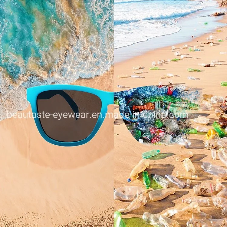 Recycled Eco-Friendly Plastic Sunglasses with Custom Package