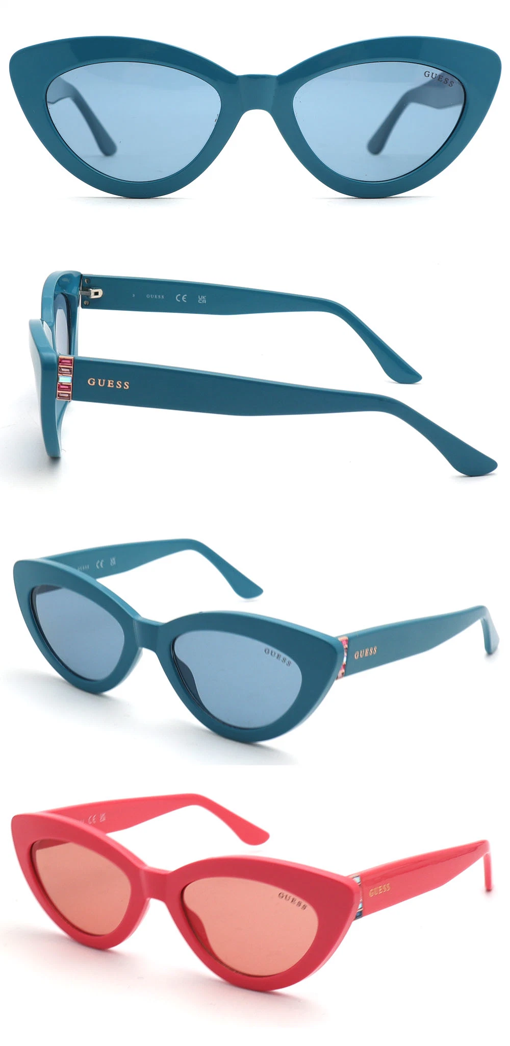 Fashionable Cat Eye Frame Wholesale Polarized Tr90 Custom Outdoor Sunglasses Unisex