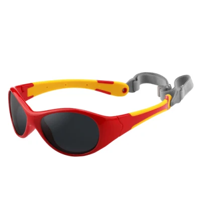 Großhandel schöne hochwertige Mode-Silikon-Sonnenbrille mit Seil für Kinder