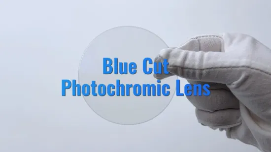 Index 1,56 Blaulichtblockierende Linse UV420-Schutz Harzbrille Ophthalmic Blue Cut Hmc-Brillengläser